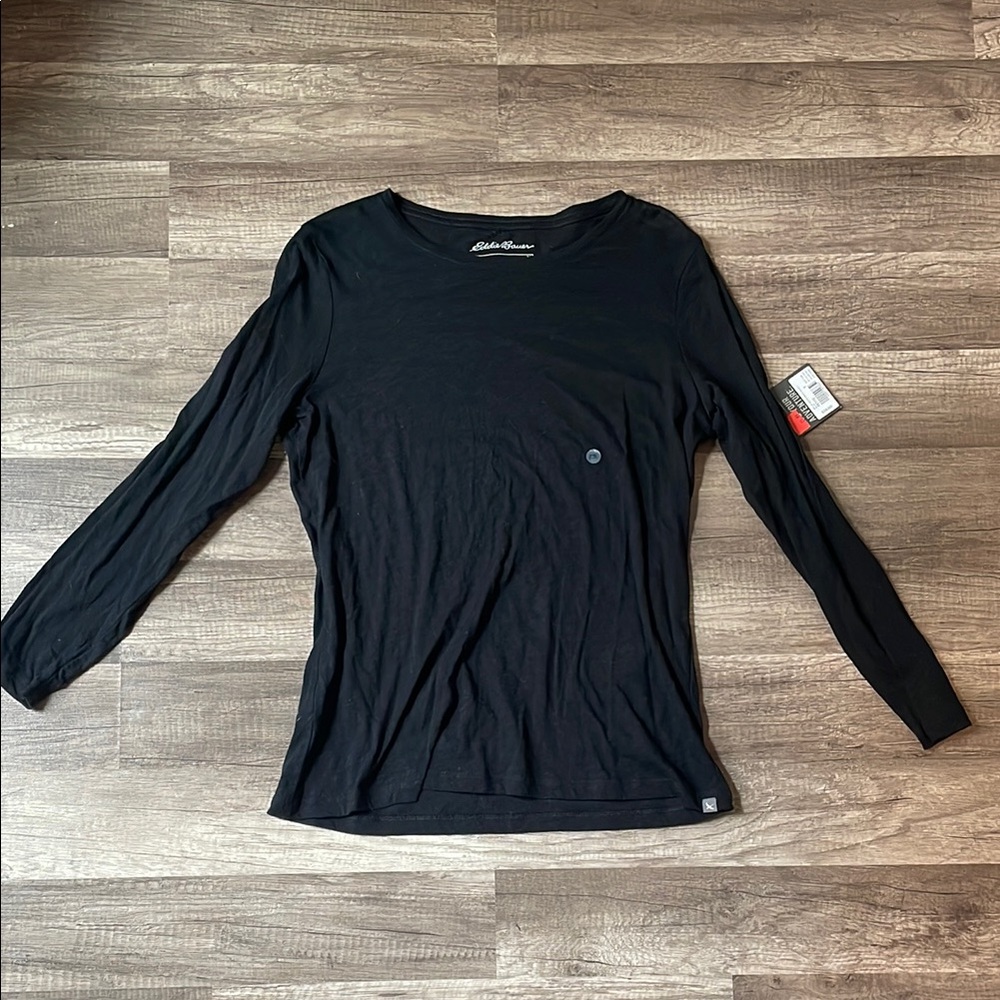 Eddie Bauer Black Long Sleeve Tee